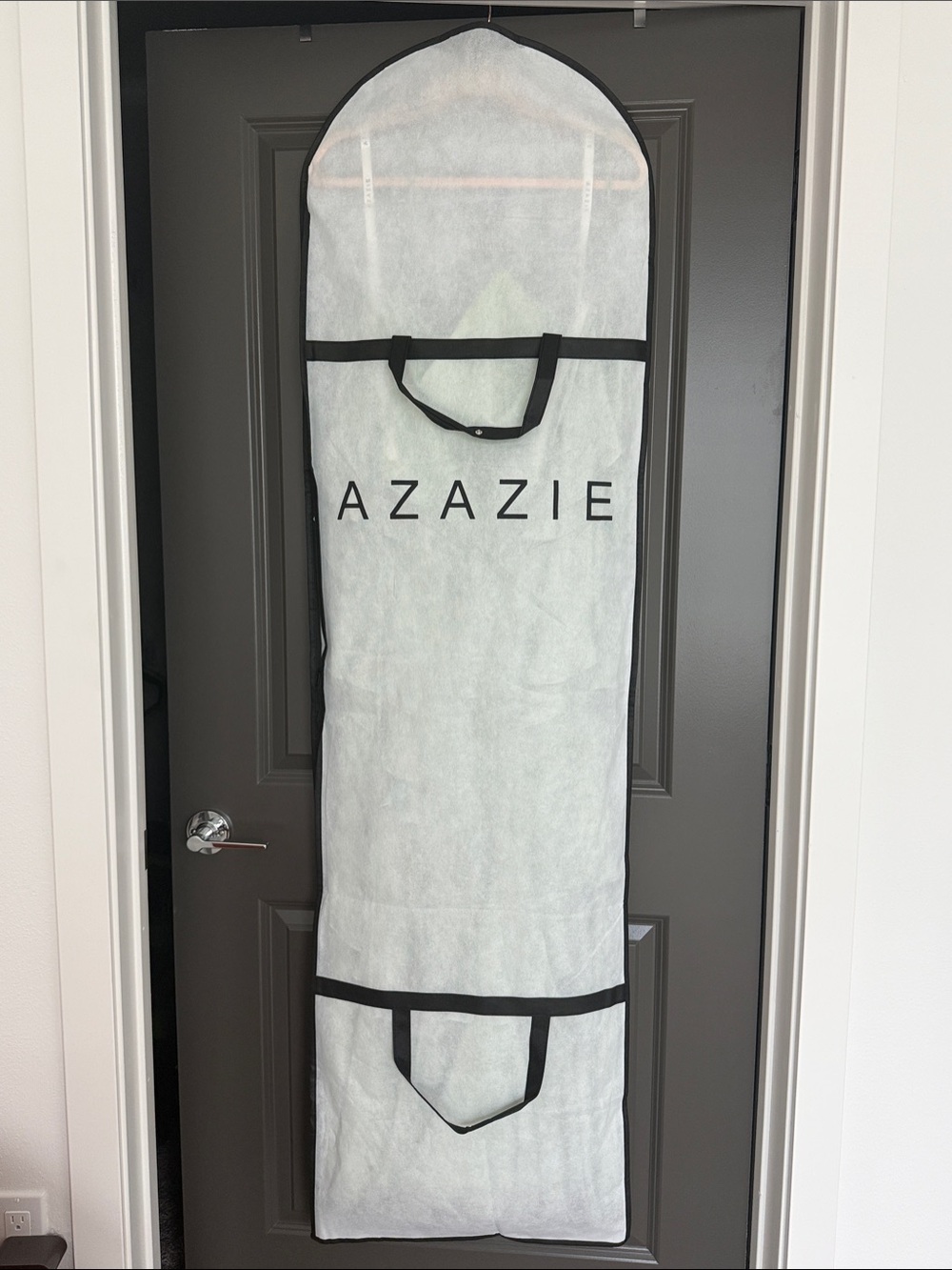 WORN ONCE Azazie Deena Bridesmaid Dress - w/ garment bag - Picture 3 of 4